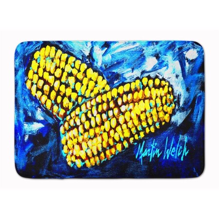 Carolines Treasures Two Corn Please Machine Washable Memory Foam Mat MW1235RUG
